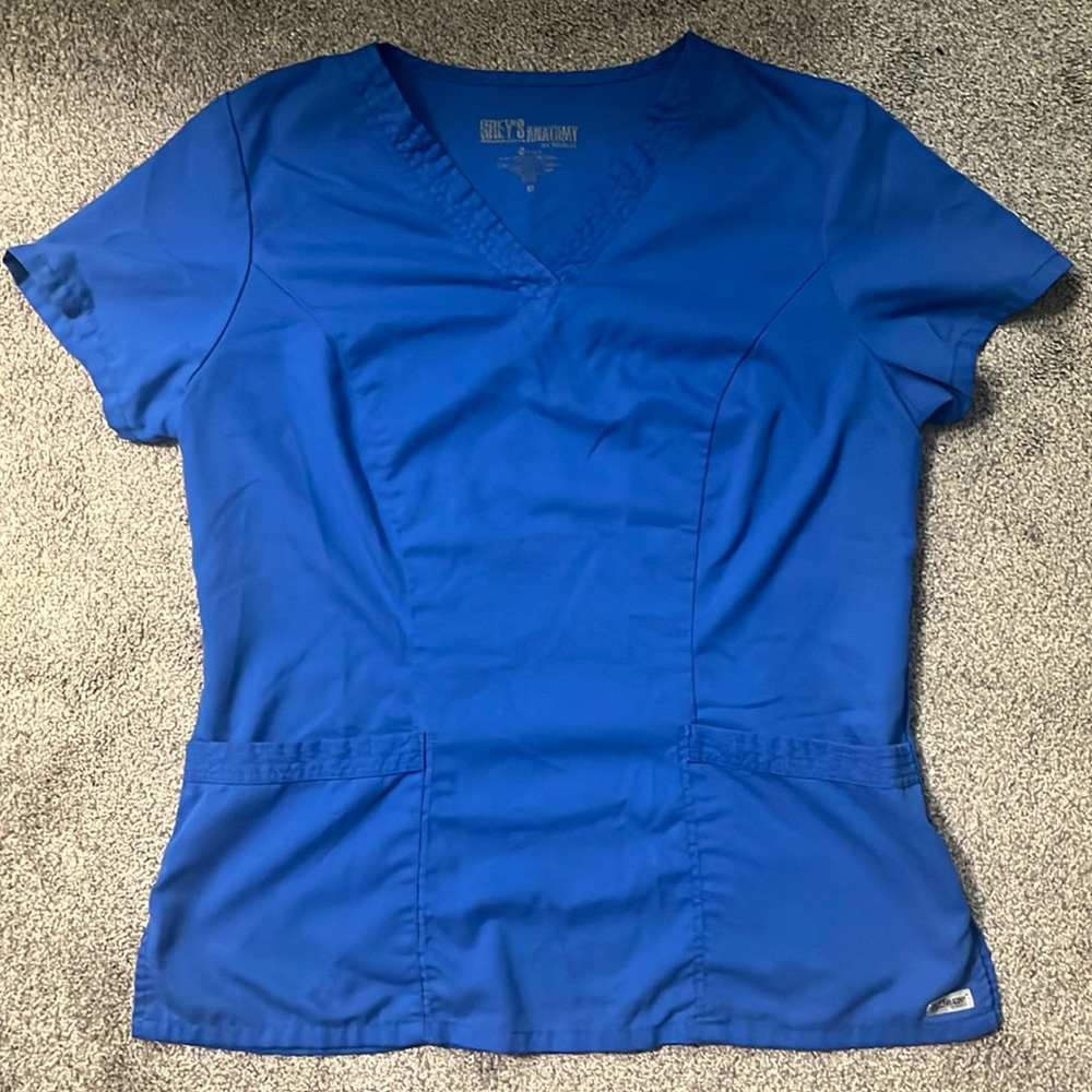 Grey’s Anatomy size medium blue scrub top